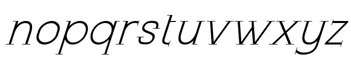 CunninghamItalic Font LOWERCASE