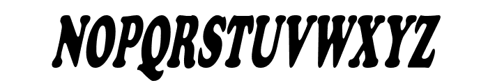 Cupid Condensed Italic Font UPPERCASE