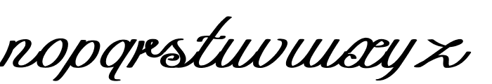 Curio-ExpandedBold Font LOWERCASE