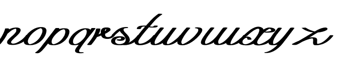 Curio-ExtraexpandedBold Font LOWERCASE