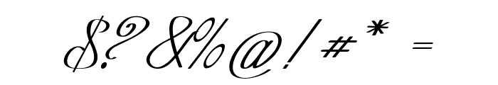 Curio-Italic Font OTHER CHARS