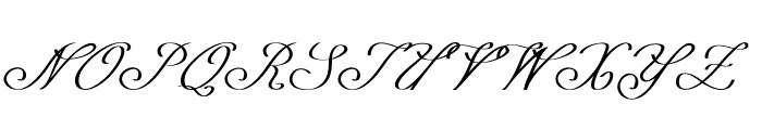 Curio-Italic Font UPPERCASE