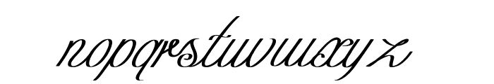 Curio-Italic Font LOWERCASE