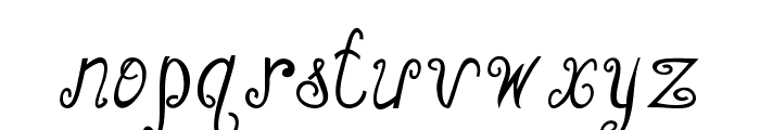 Curlicurl-Bold Font LOWERCASE