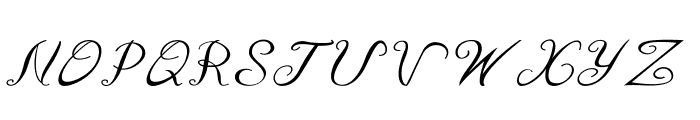 Curlicurl-ExpandedItalic Font UPPERCASE