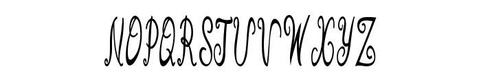 Curlicurl-ExtracondensedBold Font UPPERCASE