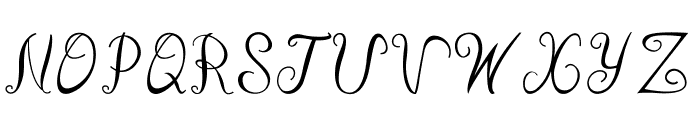 Curlicurl Font UPPERCASE