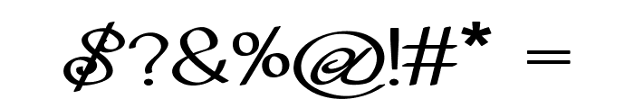 Curlivia-ExpandedBold Font OTHER CHARS