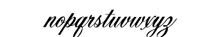 Cursive Regular Font LOWERCASE