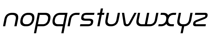 CurveroItalic Font LOWERCASE