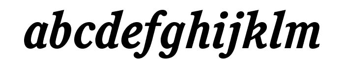 CushingStd-BoldItalic Font LOWERCASE
