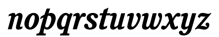 CushingStd-BoldItalic Font LOWERCASE