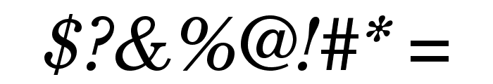 CushingStd-BookItalic Font OTHER CHARS