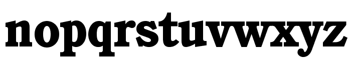 CushingStd-Heavy Font LOWERCASE