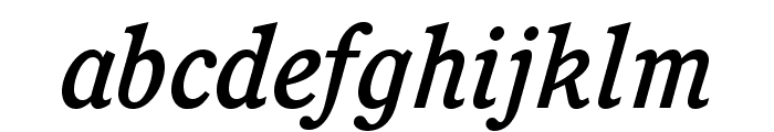 CushingStd-MediumItalic Font LOWERCASE
