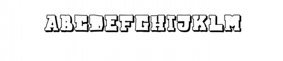 Cuppakabra Shadow.otf Font UPPERCASE