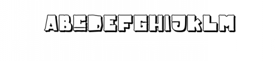 Cuppakabra Shadow.otf Font LOWERCASE