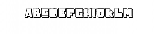 Cuppakabra Shadow.ttf Font LOWERCASE