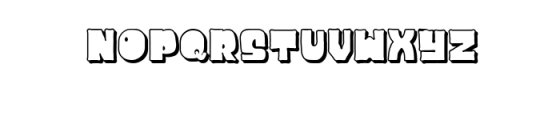 Cuppakabra Shadow.ttf Font LOWERCASE