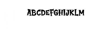 Cute Ghost.ttf Font UPPERCASE