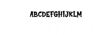 Cute Ghost.ttf Font LOWERCASE