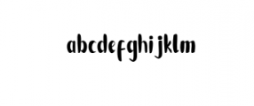 Cutebold.otf Font LOWERCASE