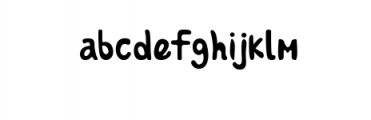 Cuties Font Font LOWERCASE