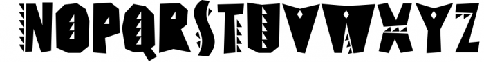 CUTCUT typeface Font LOWERCASE