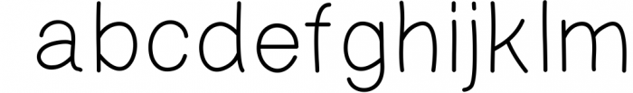 Curious Font LOWERCASE