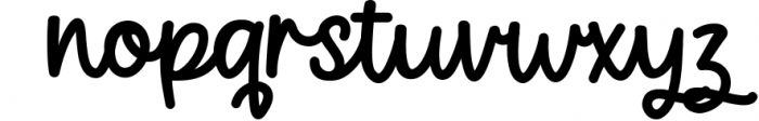Cursively - a playful script font Font LOWERCASE