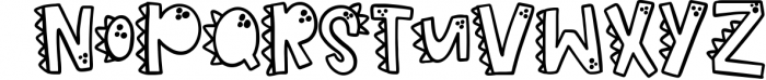 Curtis Shane - A Dinosaur Font Font LOWERCASE