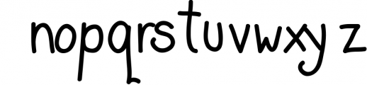 Cute Blunder- quirky hand-drawn font Font LOWERCASE