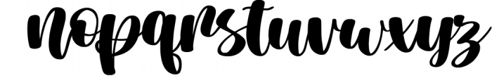 Cute Script Font - Jasmine Estella Font LOWERCASE