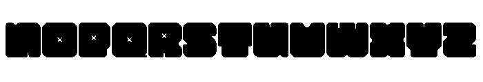 CUBE TYPE PERSONAL USE Black Font UPPERCASE