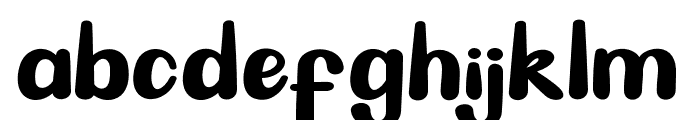CUTEFROG-Regular Font LOWERCASE