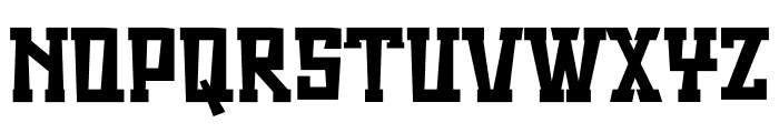 Cuatro Zombies Font UPPERCASE