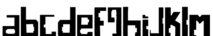 Cube Font LOWERCASE