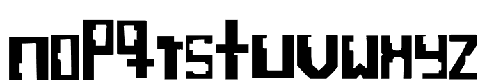Cube Font LOWERCASE