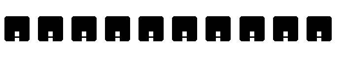 Cubes Font OTHER CHARS