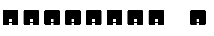 Cubes Font OTHER CHARS