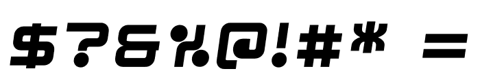Cubest Medium Italic Font OTHER CHARS