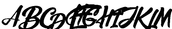Cubiqle Part Font UPPERCASE