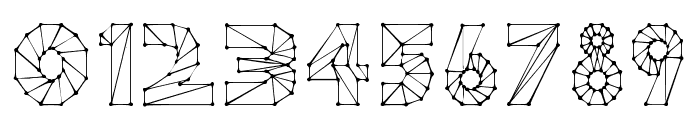 Cubism Connect Regular Font OTHER CHARS