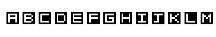 Cubixcode Font UPPERCASE