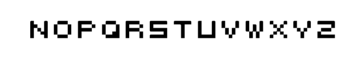 Cubixcode Font LOWERCASE