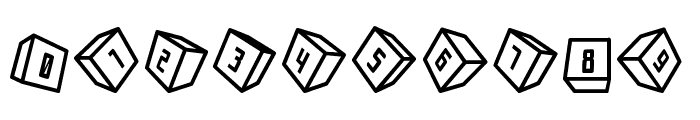Cubox-3D ST Font OTHER CHARS