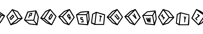 Cubox-3D ST Font UPPERCASE
