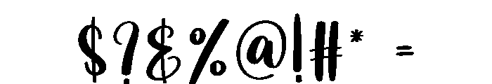 Cucumber Font OTHER CHARS