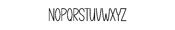 Cupcake Homemade Font UPPERCASE