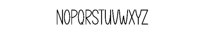 Cupcake Homemade Font LOWERCASE